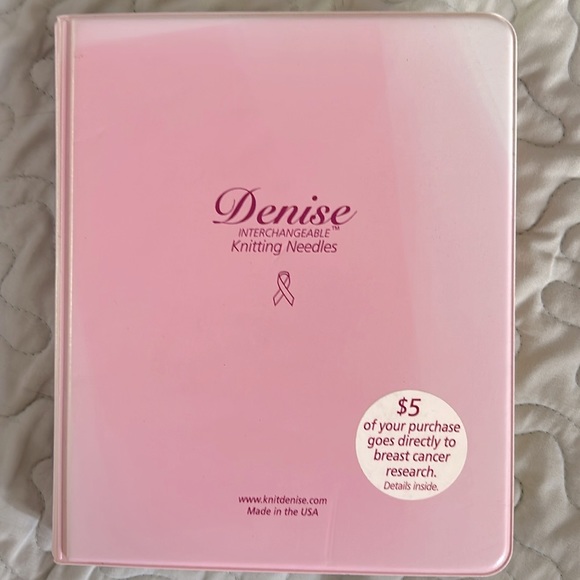 Denise Interchangeable Knitting Needles Set - Pink and White - Picture 2 of 4